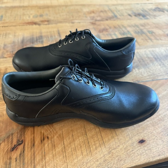 FootJoy Mens GreenJoys Golf Shoes Classic Oxford Shoe Foot Joy Size 10 W - Picture 5 of 14